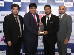 The Centra Hub team with the Emerging Vendor award