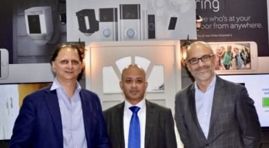Rohit Gandotra, Senior Director Xcite by Alghanim, Mohammad Meraj Hoda, VP – BD, Ring, Fernando Vicente Lopez, VP of Electronics, Alghanim