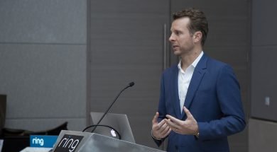 Jamie Siminoff, Founder and Chief Inventor of Ring addressing customers at the UAE Gala